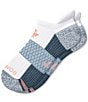 Bombas Color Block Golf Ankle Socks, Color:White/Ocean Fog - Image 1