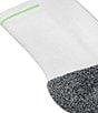 Color:White/Meteor - Image 4 - Color Block Quarter Socks