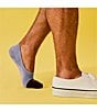 Bombas Colorblock No Show Socks, Color:Dawn Blue - Image 4