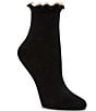 Bombas Double Ruffle Quarter Socks - Image 1
