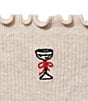 Bombas Frilly Champagne Embroidered Quarter Socks - Image 3