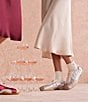 Bombas Frilly Champagne Embroidered Quarter Socks - Image 4