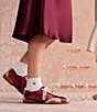 Bombas Frilly Cherry Embroidered Quarter Socks - Image 4