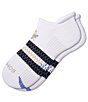Color:White/Midnight Navy - Image 1 - Golf Multi Stripe Ankle Socks