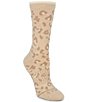 Bombas Leopard Print Merino Blend Half Calf Socks - Image 1