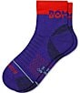 Bombas Logo Merino Wool Blend Hiking Quarter Socks - Image 1