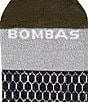 Bombas Marl Tri-Block Cushioned Ankle Socks, Color:Dark Olive - Image 3