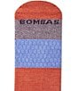 Bombas Marl Tri-Block Cushioned Ankle Socks, Color:Rust Brown - Image 3