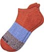 Bombas Marl Tri-Block Cushioned Ankle Socks, Color:Rust Brown - Image 4