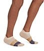 Color:Brownstone/Navy - Image 4 - Marled Tri-Block Ankle Socks