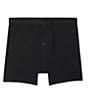 Bombas Men's Cotton Modal Blend 6#double; Inseam Boxer Brief, Color:Black - Image 4