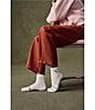Bombas Olive Embroidery Quarter Socks - Image 2