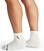 Bombas Olive Embroidery Quarter Socks - Image 3