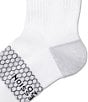 Bombas Over-The-Calf Solid Compression Socks, Color:White - Image 2
