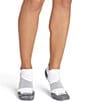 Bombas Performance Running Ankle Socks, Color:White - Image 3