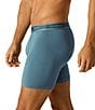 Bombas Soft Flex 6#double; Inseam Boxer Brief, Color:Grey Surf - Image 3