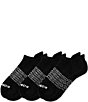 Bombas Solid Ankle Socks, 3 Pack, Color:Black - Image 1