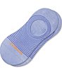 Bombas Solid Feedstripe Cushion No Show Socks, Color:Dawn Blue - Image 4