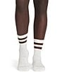Bombas Solid HT Vintage Stripes Half Calf Socks - Image 1