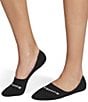 Bombas Solid Mid Cut No Show Socks, Color:Black - Image 2