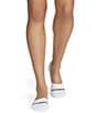 Bombas Solid Mid Cut No Show Socks, Color:White - Image 2