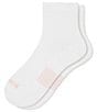 Bombas Solid Modern Rib Quarter Socks - Image 1