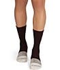 Bombas Solid With Heathered Toe Block Calf Socks - Image 3