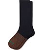 Bombas Solid With Marl Toe Block Calf Socks - Image 1