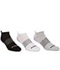 Bombas Solids Blister Tab Ankle 3 -Pack Socks, Color:White Mix - Image 1