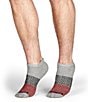 Color:Grey Heather/Red - Image 3 - Tri-Block Ankle Socks