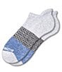 Color:Light Grey Heather/Royal - Image 1 - Tri-Block Ankle Socks