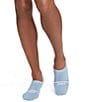 Color:Clear Blue - Image 3 - Wool-Blend Heathered No-Show Socks