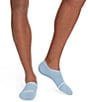 Color:Clear Blue - Image 4 - Wool-Blend Heathered No-Show Socks