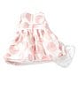 Bonnie Jean Baby Girls Newborn-24 Months Sleeveless Shadow-Striped/Large-Dot Fit-And-Flare Dress