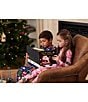 Color:Blue Multi - Image 3 - Kids 2-10 Twas The Night Before Christmas Two-Piece Pajamas & Book Set