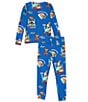 Color:Blue - Image 2 - Little/Big Boys 2-10 Llama llama Red Pajama 2-Piece Pajamas & Book Set