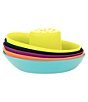 Color:Neon/Multi - Image 2 - Fleet Stacking Boats Bath Toy