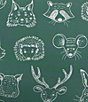 Boppy Nursing Pillow, Color:Green Forest Animal - Image 2
