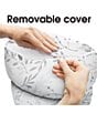 Boppy Side Sleeper Pregnancy Pillow, Color:Gray Falling Leaves - Image 2