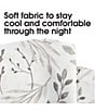 Color:Gray Scattered Leaves - Image 3 - Total Body Pregnancy Pillow - Gray Scattered Leaves