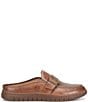 Born Alora Leather Buckle Strap Loafer Mules - Image 2
