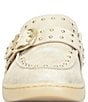 Born Alora Metallic Leather Studded Buckle Strap Loafer Mules - Image 5