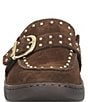 Born Alora Suede Studded Buckle Strap Loafer Mules - Image 5