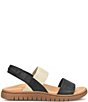 Born Amabel Leather and Elastic Slingback Sandals - Image 2