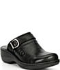 Born Avoca Leather Buckle Hardware Clogs - Image 1