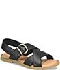 Born Beebe Leather Slingback Flat Sandals - Image 1