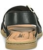 Born Beebe Leather Slingback Flat Sandals - Image 3