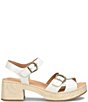Born Bella Leather Platform Ankle Strap Sandals - Image 2