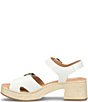 Born Bella Leather Platform Ankle Strap Sandals - Image 4