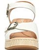 Born Bella Leather Platform Ankle Strap Sandals - Image 5